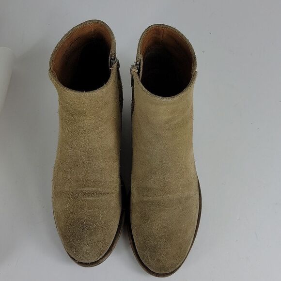 Frye Carson Piping Suede Leather Women's Booties - Picture 13 of 14